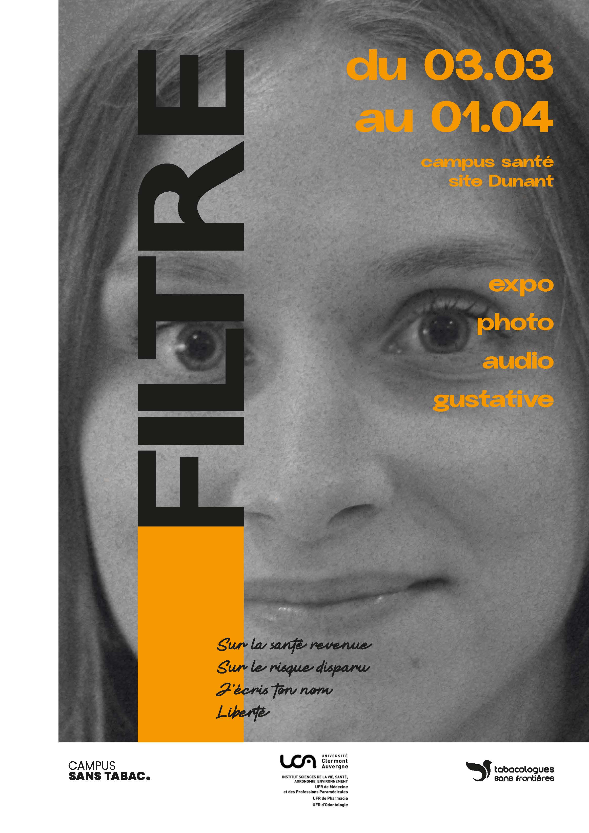 Affiche de l'exposition Filtres