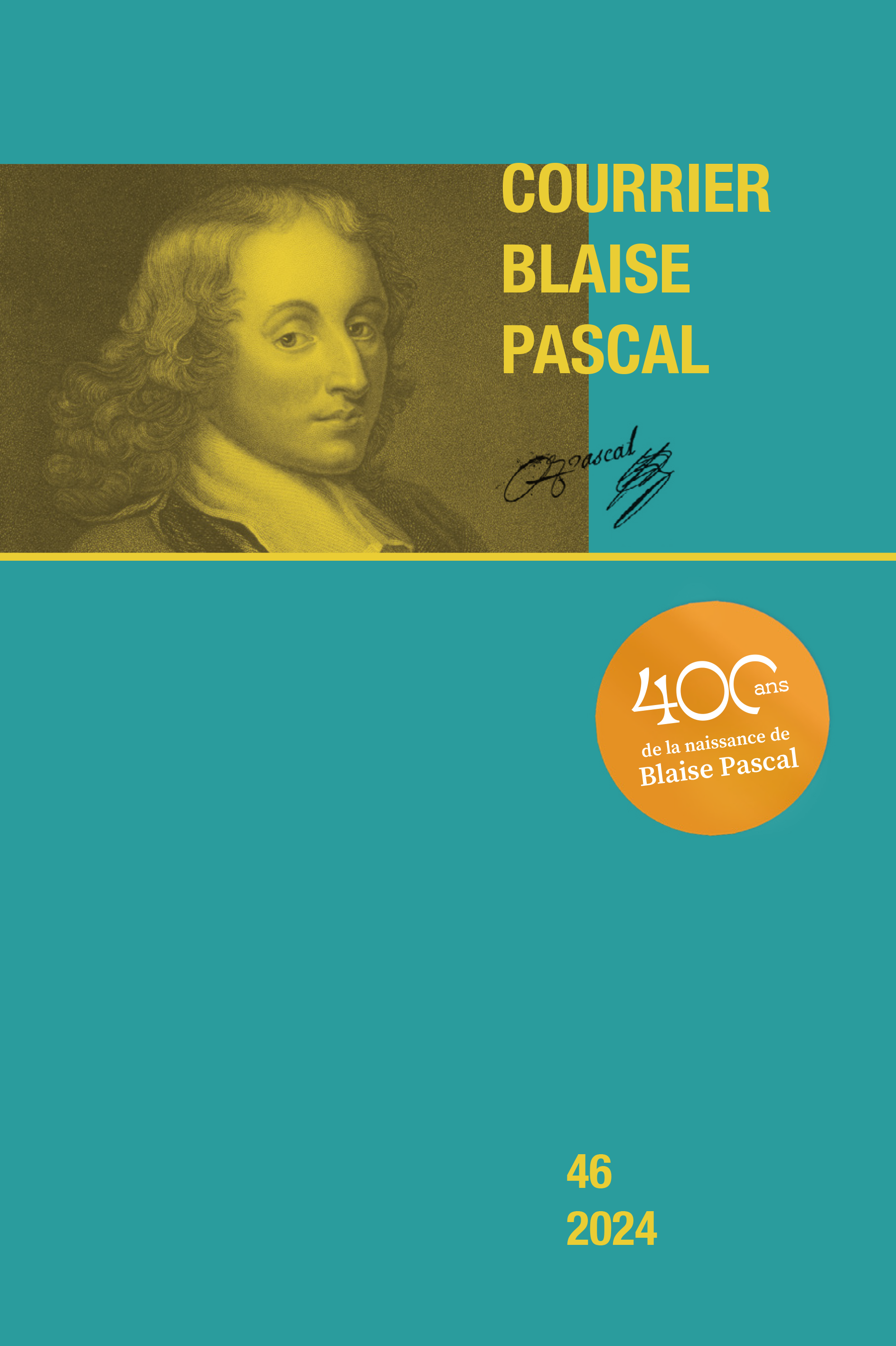 Couverture du Courrier Blaise-Pascal n��46