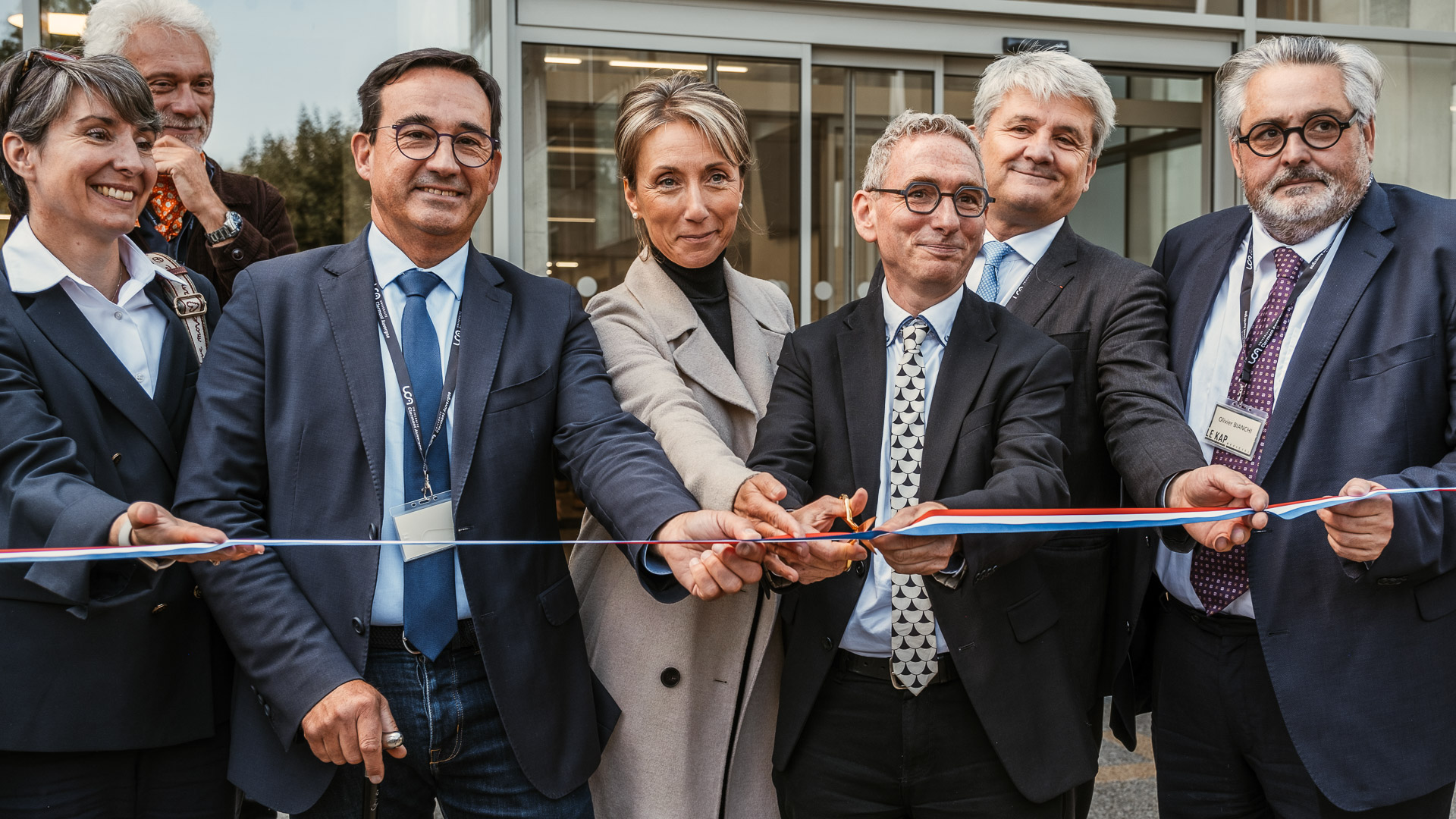 D��coupe du ruban, inauguration du Kap, lundi 16 septembre 2024