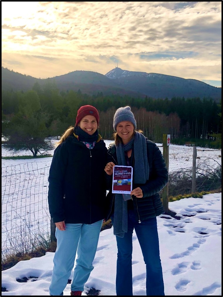 Julia Echeynne & S��verine Moune : co-organisatrices de la Winter school