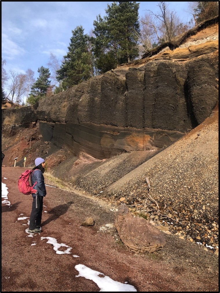 affleurement au volcan de Lemptegy