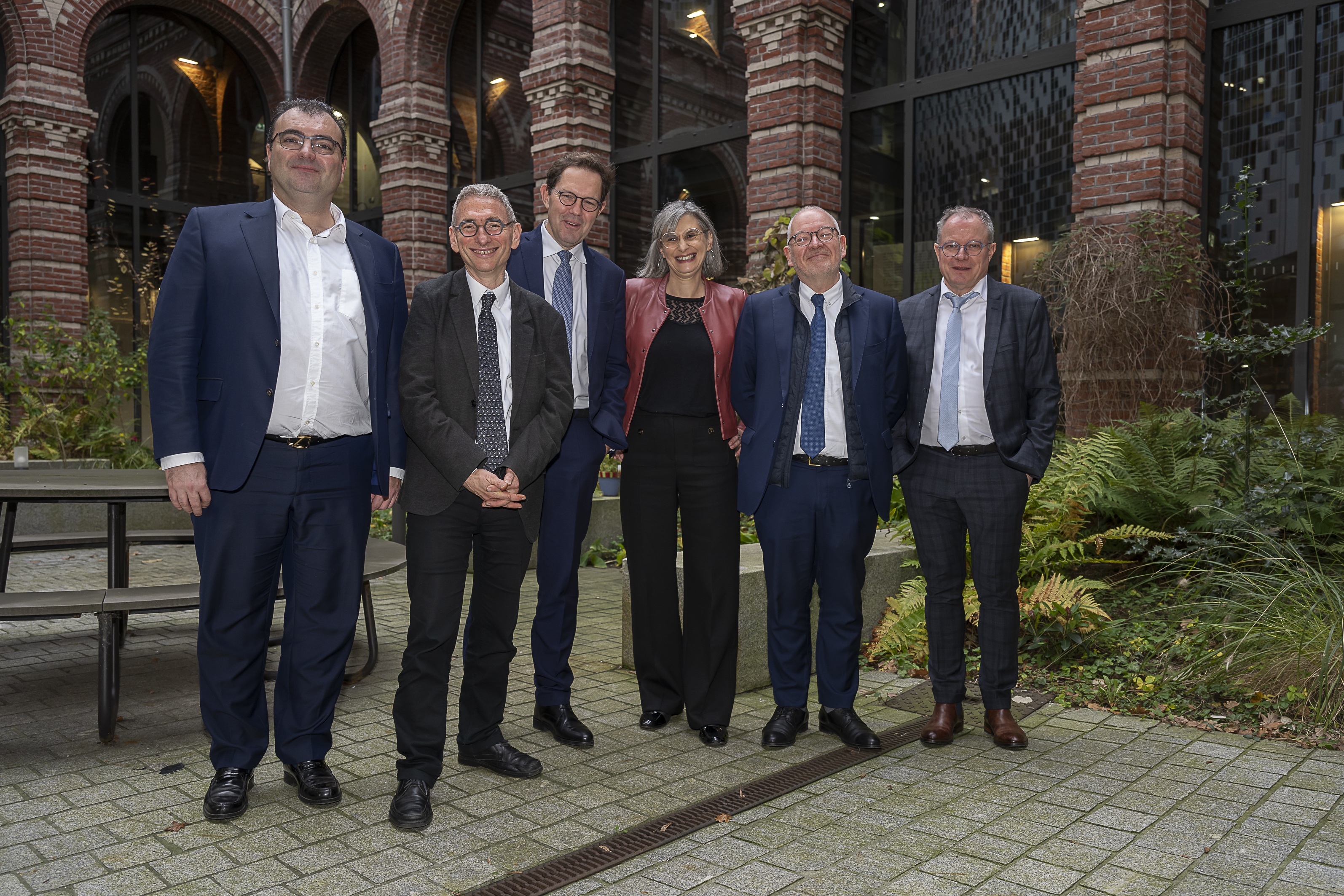 Les 6 pr��sidents des universit��s labellis��es I-SITE : CY Cergy Paris Universit��, Universit�� Clermont Auvergne, Universit�� Gustave Eiffel Paris, Nantes Universit��, Universit�� de Pau et des pays de l��Adour et Universit�� de Lille