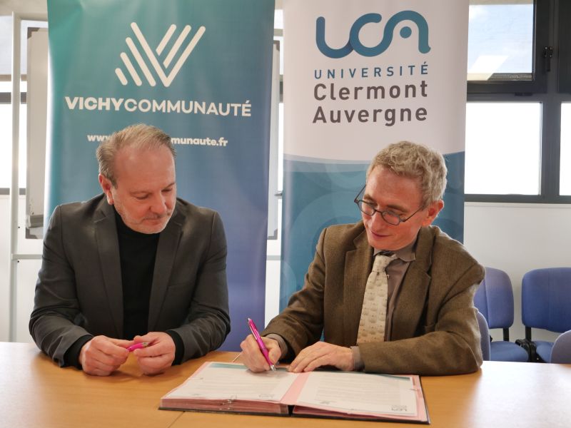 Signature de convention UCA-Vichy Communaut��, 7 f��vrier 2025